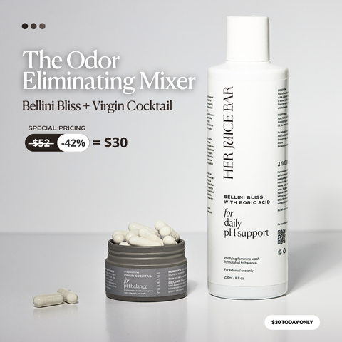 Bellini Bliss + Virgin Cocktail